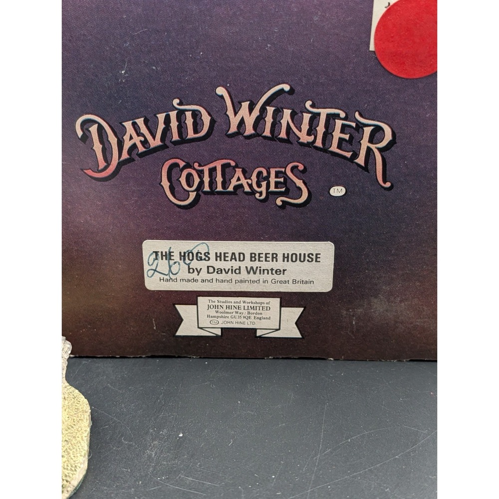 The Hogs Head Beer House 1985 David Winter Cottages Box & Coa - Picture 3 of 7